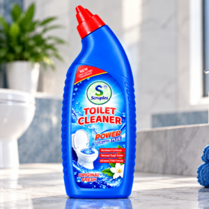 blue scruples toilet cleaner product shot