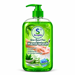 green neem and aloe hand wash bottle