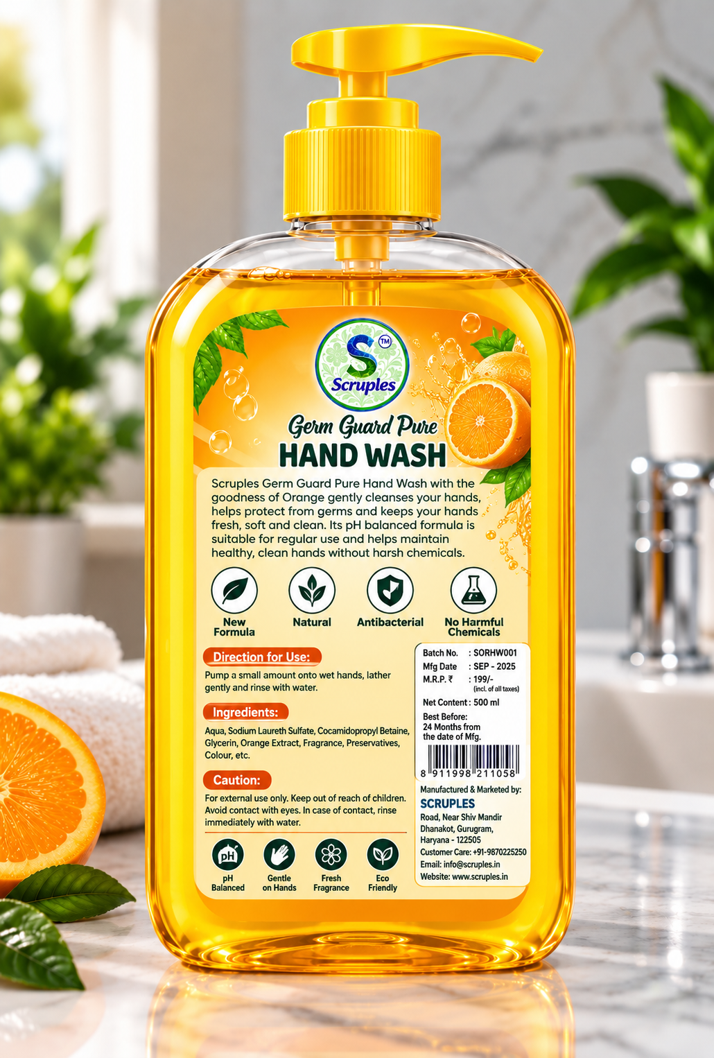 scruples citrus hand wash on countertop scruples citrus hand wash on countertop